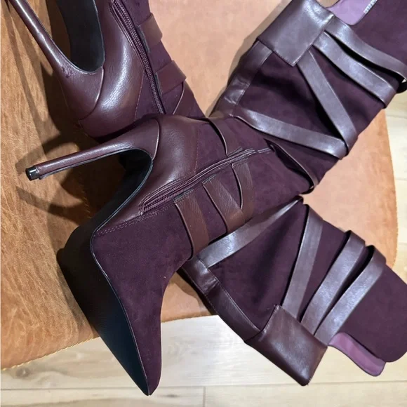 GERLDINE STRAPPY OVER THE KNEE BOOT - Picture 6 of 12